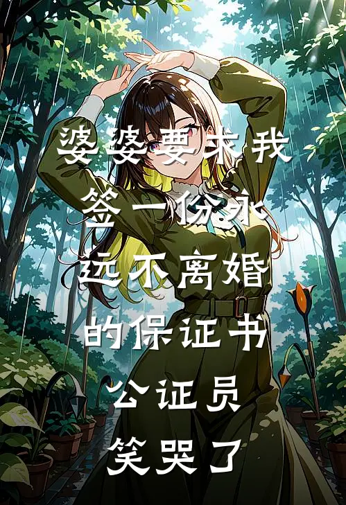 婆婆要求我签一份永远不离婚的保证书，公证员笑哭了