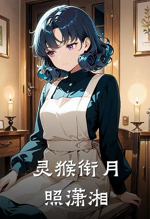 灵猴衔月照潇湘